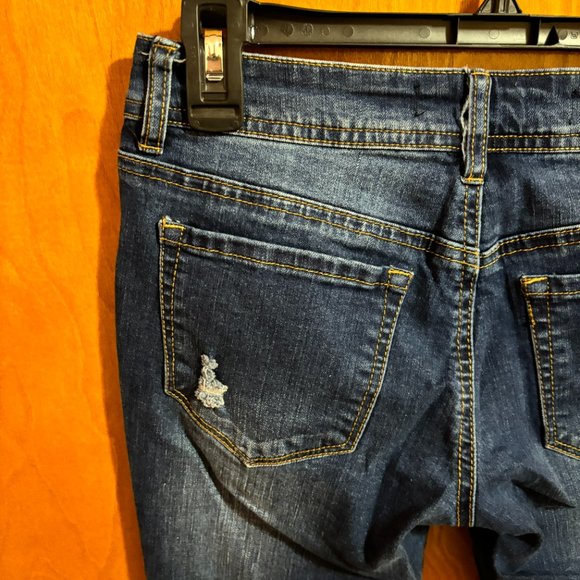 dollhouse distressed cropped Farrah jeans size 3 - Picture 11 of 16